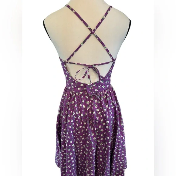 Vintage 1960s Lanz Originals Floral Sundress 💜🌿 - Picture 4 of 13